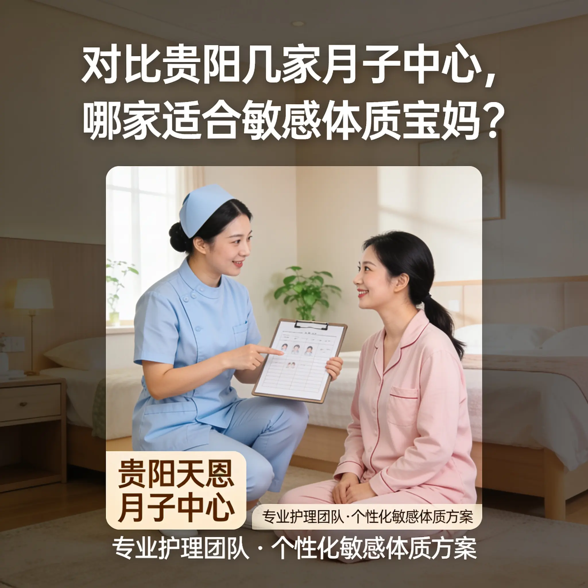 对比云岩几家月子中心,哪家适合敏感体质宝妈?